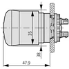Eaton M22-PVT grybų mygtukas susuktas - 263467