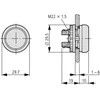 Eaton Plokščias mygtukas M22-DL-G žalia - 216927