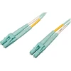 Eaton Tripp Lite serijos 10Gb/40Gb/100Gb dvipusis daugiamodis 50/125 OM4 LSZH šviesolaidinis jungiamasis kabelis (LC/LC), vandens spalvos, 1M (3.3 ft.) - Kabelis - LC daugiamodis (M) - LC daugiamodis (M) - 1 m - tiesus jungtis - dvipusis - 50/125 mikrometrų - OM4 - Akwamaryn