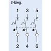 Eaton FAZ-C0.5/3 OFF NMP. 3 polių, IN=0,5A