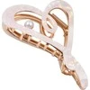 Eu Sandelis Plaukų segtukas, metalinė sagtis, perlamutrinė balta, XL 12x6cm SP342B