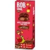 Bob Snail Eco-Snack Obuolių-braškių užkandis pieniškame šokolade 30 g