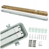 Ecolight Hermetiško šviestuvo komplektas IP65 + 2x LED vamzdeliai 120cm 18W 1800lm 4000K EC61062
