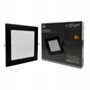 Ecolight Įleidžiamas šviestuvas P/T kvadratinis 18W 1980lm 4000K IP20 juodas DL-1 EC20469