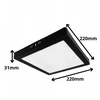 Ecolight Prožektorius įleidžiamas N/T kvadratinis 18W 1980lm 4000K juodas IP20 DL-1 EC20477