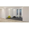 Ecolight GP02 profilinis įleidžiamas juodas + pieno stiklo gaubtas 2 m (EC20642)