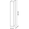 ECOLIGHT2 Eco Light* SO-40 EC79419 słupek sodo zewnętrzny 1x35W GU10 IP44 230V juoda