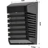 ECOLIGHT2 sieninis šviestuvas Saulės lempa Ecolight SOE-2 EC20116 lauko sieninis šviestuvas sieninis šviestuvas 1x0,25W LED 4000K juoda