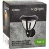ECOLIGHT2 sieninis šviestuvas Saulės lempa Ecolight SOE-3 EC20117 lauko sieninis šviestuvas sieninis šviestuvas 1x0,55W LED 4000K juoda