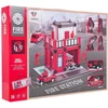 Ecotoys Ugniagesių garažo rinkinys + priedai ir figurėlės