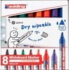 Edding E-363 EDDING lentos žymeklis, 1-5mm, 8 vnt., įvairių spalvų