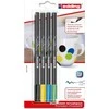 Edding Porceliano žymeklis e-4200, 1-4 mm, blisterinėje pakuotėje, 4 vnt., įvairių spalvų