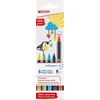 Edding Fine tip markeris e-1200 EDDING, 3mm, 5 vnt., blizgučių mišinys