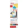 Edding Fine tip markeris e-1200 EDDING, 3mm, 5 vnt., blizgučių mišinys