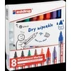 Žymeklių baltai lentai rinkinys Edding 360, 1.5-3mm, apvaliu galiuku, 8 spalvos