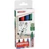 Žymeklių baltai lentai rinkinys Edding 360, 1.5-3mm, apvaliu galiuku, 4 spalvos