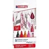 edding - 4500 Tekstilės žymeklių rinkinys, 5 vnt. Šiltos spalvos - (706825)