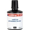 Edding Nuolatinis žymeklis 100ml, juodas EDDIND T100/001/C