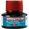 Edding E-FTK 25 dažai pildymo žymekliams, raudona