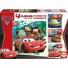 Educa 4 dėlionės PROGRESIVOS CARS, 3-5 metų, 12+16+20+25 dalių