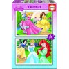 Educa dėlionė 2x20 vnt. - Disney princesės