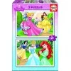 Educa dėlionė 2x20 vnt. - Disney princesės