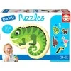 Pirmoji dėlionė EDUCA Baby Tropiniai gyvūnai 18587