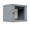 Efb Elektronik EFB 19" Wandgehäuse X-Rack mit Glastür 400-600mm 9HE grau