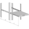 Efb Elektronik EFB 48,26cm 19Zoll 1HE Fachboden ausziehbar ET 550-650 mm 30 kg Schranktiefe 800 RAL7035