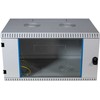 Efb Elektronik EFB 48,26cm Wandgehaeuse GRAU 9HE Tiefe 600mm 1-teilig komplett vormontiert RAL7035 Seitenwaende abnehmbar Abschliessbar