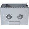 Efb Elektronik EFB 48,26cm Wandgehaeuse GRAU 9HE Tiefe 600mm 1-teilig komplett vormontiert RAL7035 Seitenwaende abnehmbar Abschliessbar
