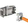 Efb Elektronik EFB Cat6a STP Shortbody Keystone modulis su metaliniu prievado dangteliu