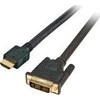 Efb Elektronik EFB Didelės spartos HDMI laidas su Eth. HDMI A-DVI-D, St.-St., 1.0