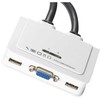 Efb Elektronik EFB duomenų komutatorius KVM su 2 prievadais VGA, USB, garsas – EB977