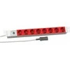 EFB EFB 19'' 1HE Steckdosenleiste 8xCEE 7/3 raudona, Zuleitung C14