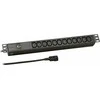 EFB EFB 19'' 1HE Steckdosenleiste für USV 12xC13, Zuleitung C14