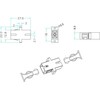 Efb Elektronik EFB 53302.31 Adapteris SC/SC simplex jednomodowy OS2, plastik/keramikinė tuleja, mėlyna