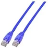 EFB EFB elektronika 3m Cat6 jungtis. Laido ilgis: 3m, kabelio standartas: Cat6, kabelio ekranavimas: U / UTP (UTP), 1 jungtis: RJ-45, 2 jungtis: RJ-45, kištukas, jungties lytis: kištukas / kištukas, danga, jungtys: auksinė, kabelio spalva: Mėlyna (K8104BL.3)