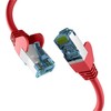 Efb Elektronik M-Cab CAT7 Raudonas 3M RAW CABLE RJ45/S/FTP LSZH 10GBIT CU LAN DSL