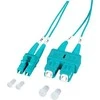 EFB EFB Elektronik O0314.5-1.2 optinis kabelis 5 m 2x SC 2x LC OM3 Aqua color