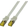 Efb Elektronik EFB EFB jungiamasis kabelis Cat6a S/FTP LSZH su Cat7 žaliu kabeliu 1,5 m PILKAS 10 Gigabit Ethernet 600MHz 4x2xAWG26/7 Atsparus ugniai Mažai dūmų skleidžiantis