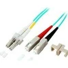 Efb Elektronik EFB EFB LWL Kabelis Duplex Jumper LC-SC 50/125 OM3 3 Meter LSZH Halogenfrei aqua 2.0mm geprueft mit Messprotokoll