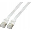 Efb Elektronik EFB EFB RJ45 Flachpatchkabel U/FTP, Cat.6A, PVC, 1m, baltas