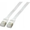 Efb Elektronik EFB EFB RJ45 Flachpatchkabel U/FTP, Cat.6A, PVC, 1m, baltas