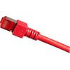Efb Elektronik EFB EFB RJ45 jungiamasis kabelis S/FTP Cat.6 LSZH 0,15 m RAUDONAS grynas varis Patentuotas ilgio įspaudas ant apsaugos nuo lenkimo movos