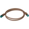 EFB EFB RJ45 jungiamasis kabelis S/FTP Cat6A LSZH rudas, 10 m ilgio, 4x2xAWG27/7, atitinkantis TIA/EIA568B ekranuotus perdavimo standartus, 10 Gbit
