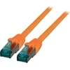 EFB EFB RJ45 jungiamasis kabelis S/FTP, Cat.6A, LSZH, 10m, oranžinis