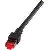 Efb Elektronik EFB EFB RJ45 patch kabelis S/FTP Cat.6 LSZH 0,15 m Juodas grynas varis patentuotas ilgio įspaudas ant lenkimo reljefo