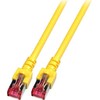 Efb Elektronik EFB EFB RJ45 pataisomasis kabelis S/FTP Cat.6 LSZH 0,15m GELTONAS gryno vario ilgio įspaudas ant įlenkimo apsauginio įvorės patentuotas