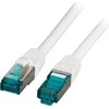 Efb Elektronik EFB EFB RJ45 Patchkabel S / FTP, Cat.6A, LSZH, 1,5m, baltas